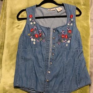 Large Faded Glory Vintage vest